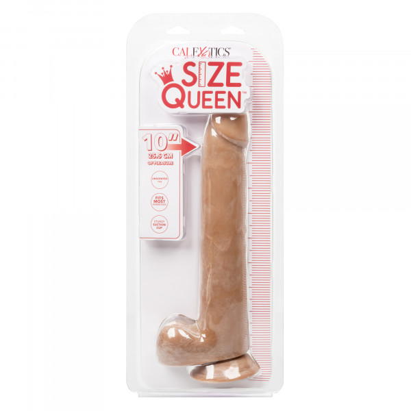Size Queen 10 in./25.5 CM Brown