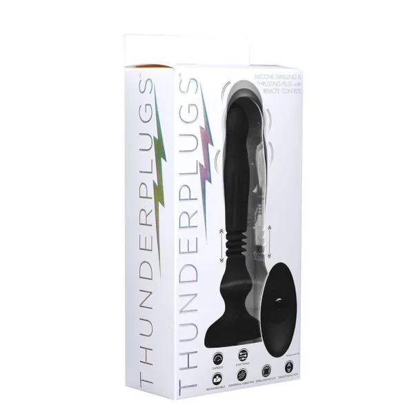 Silicone Thrusting Prostate Massager with Remote