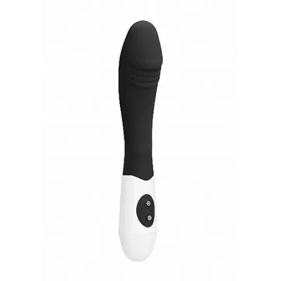 Ribbed Vibrator Black 7 5 Inch