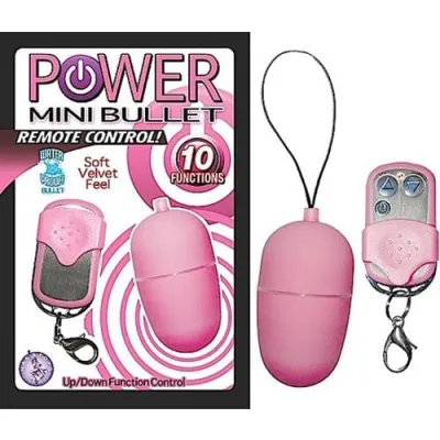 Power Mini Bullet Remote Control Pink