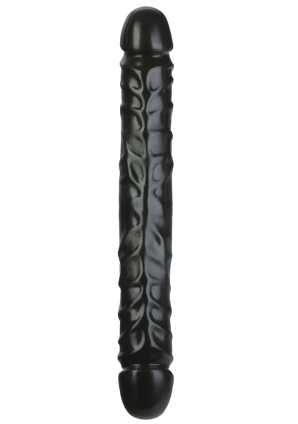 Jr Veined Double Header 12 Inch Bender Dong Black