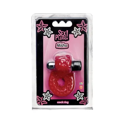 Sex Please Misha Vibrating Cock Ring Pink