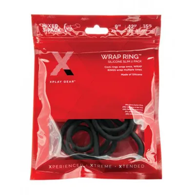 Xplay 3 Pk Silicone Slim Wrap Ring 9 12 15