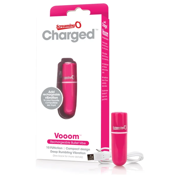 Charged Vooom Rechargeable Bullet Vibe - Pink — image 17 of 17