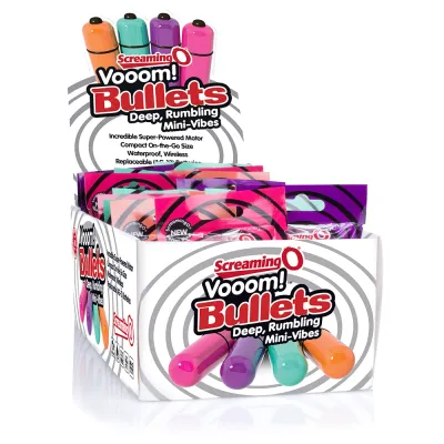 Vooom Bullets 20 Count Pop Box Display Assorted Colors