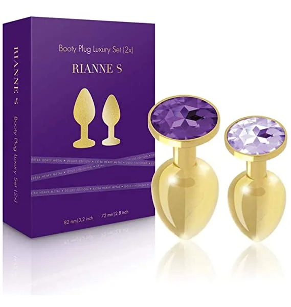 Rianne S Gold Booty Plug Luxury Set (2 pieces) — image 10 of 11