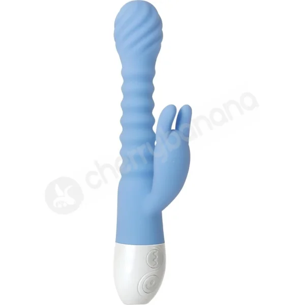 Evolved Bendy Bunny Blue Flexible & Poseable A-Spot & G-Spot Rabbit Vibrator