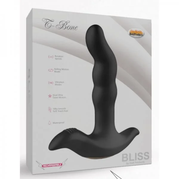 T-Bone Tushy Pleasure Black Prostate Massager