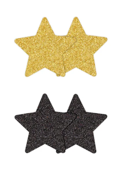 Pretty Pasties Glitter Stars Nipple Pasties Set