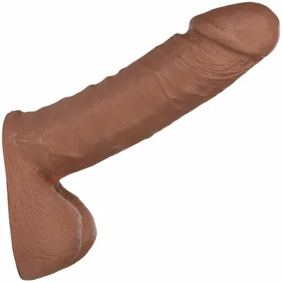 Doc Johnson Vac U Lock 8 Realistic Cock Caramel