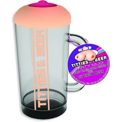 Titties And Beer Boobie Glass