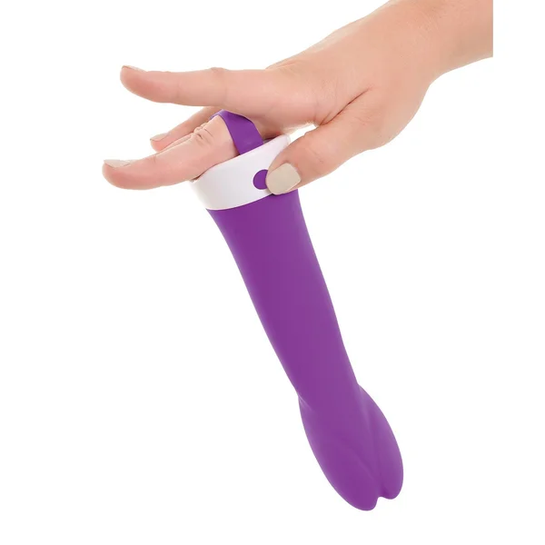 Threesome Wall Banger G Silicone Vibrator - Purple — image 10 of 11