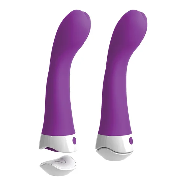 Threesome Wall Banger G Silicone Vibrator - Purple — image 9 of 11