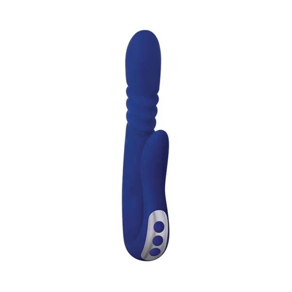 Eve's Deluxe Thruster Blue Rabbit Style Vibrator — image 5 of 9