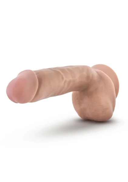 Dr. Skin Glide 8.5" Self-lubricating Dildo With Balls