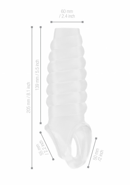 No.21 - Dong Extension - Transparent Penis Sleeve