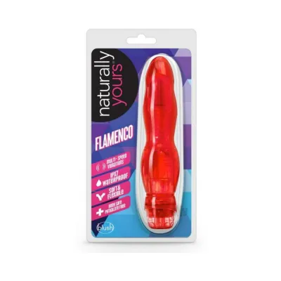 Naturally Yours Flamenco Vibrator Red