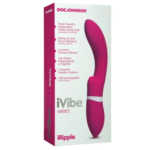 iVibe Select iRipple Massager Pink Color - Doc Johnson