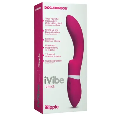 iVibe Select iRipple Massager Pink Color Doc Johnson