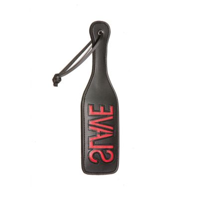X Play slave impression paddle Black Spanking Paddles
