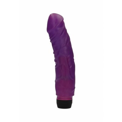 Perfect Pleasure multi speed Vibrator 22 cm Purple Life Like Vibrating Dildos