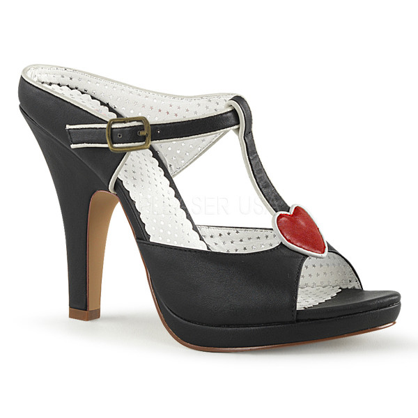 4 inches Heel 1/2 inches PF Slide W/ Heart Accent — image 9 of 12