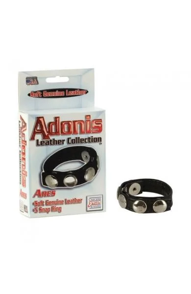 Adonis Leather Collection Ares 5 Snap Ring — image 4 of 8