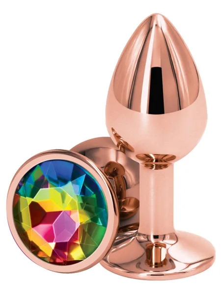 Rear Assets Rose Gold Small BUTT PLUG
