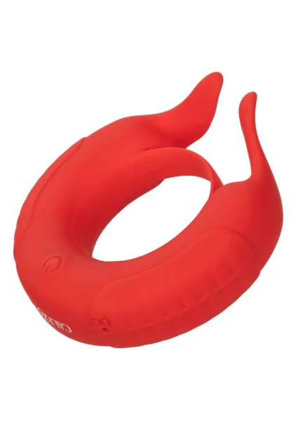 Silicone Rechargeable Taurus Enhancer Vibrating Cock Ring By CalExotics
