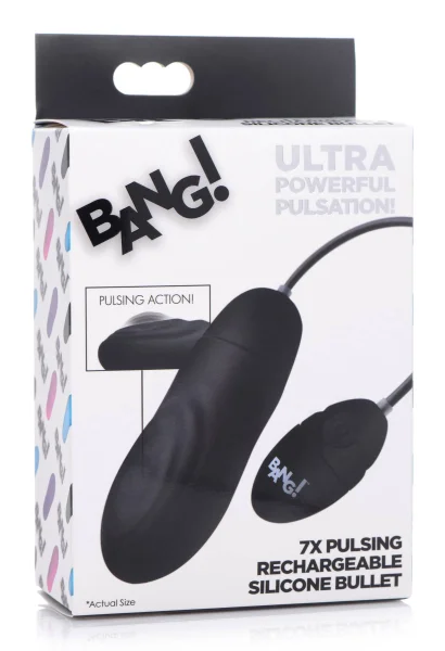 Wireless Vibrator - 7x Pulsing Rechargeable Bullet