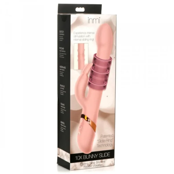 Sliding Ring Rabbit Vibrator | Blended Clit & G-Spot Orgasm Rabbit