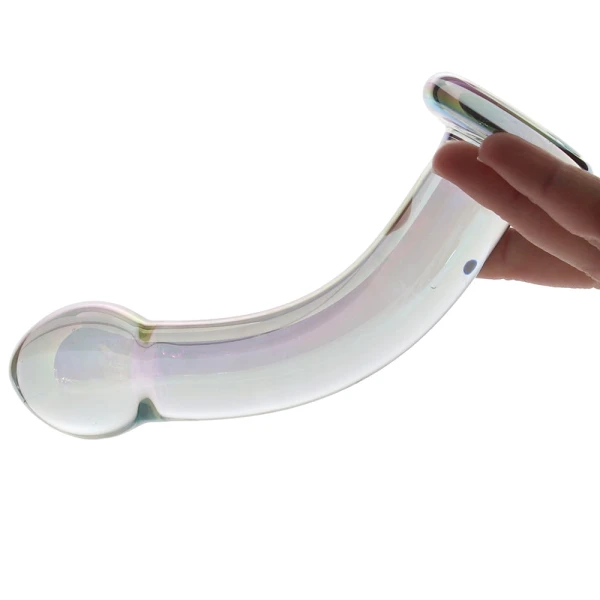 Playboy Pleasure Jewels King G-Spot & P-Spot Glass Dildo