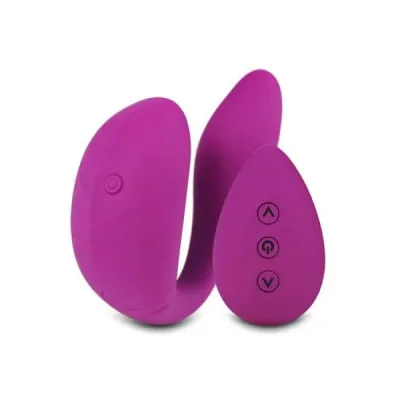 Lovetoy O Sensual Double Rush Remote Controlled Curved Vibrator