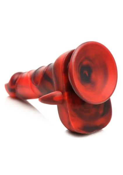 Horny Devil Demon 7" Silicone Suction Cup Dildo With Balls By Creature Cocks