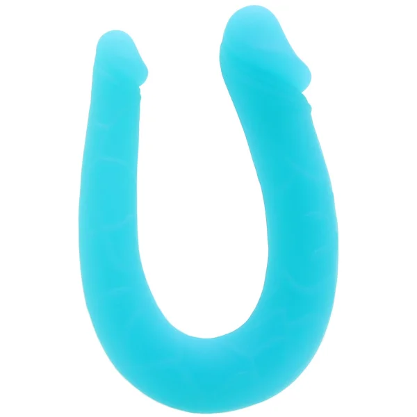 Silicone Double Dong Ac-dc Dong - Teal