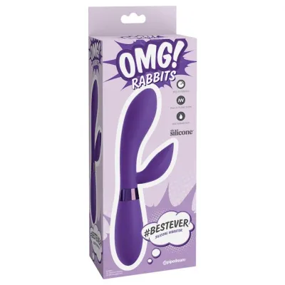 Omg Rabbits bestever Silicone Rabbit Vibrator Purple