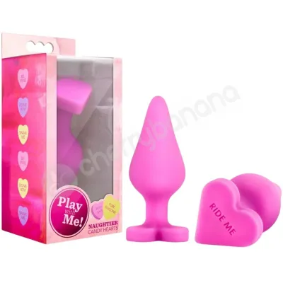 Play With Me Naughtier Candy Heart Ride Me 3 75 Butt Plug