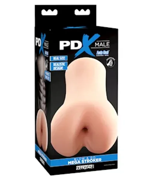 Pdx Male Blow and Go Mega Stroker Flesh — image 14 of 19