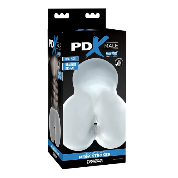 Pdx Male Blow and Go Mega Stroker Clear — image 14 of 17