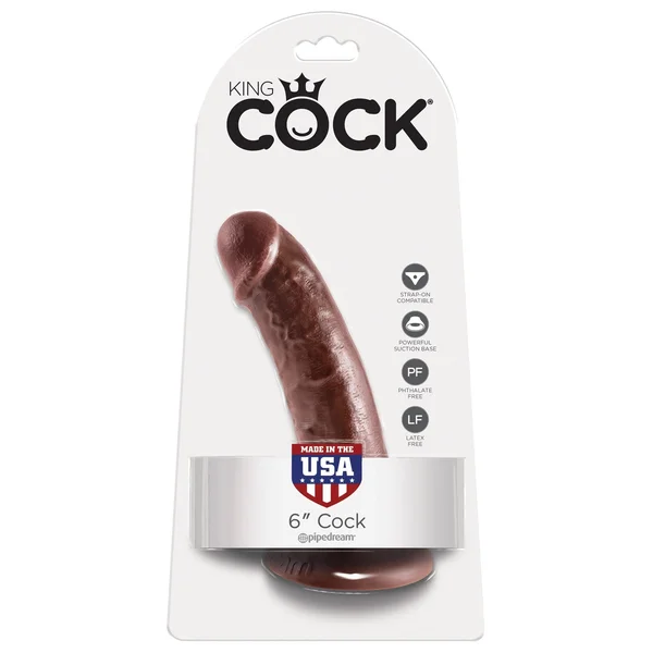 King Cock 6-Inch Cock - Brown — image 9 of 12