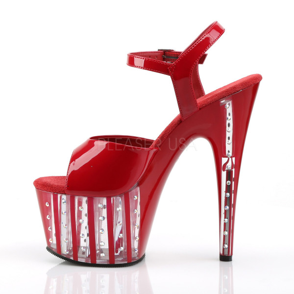 7 inches Heel, 2 3/4 inches RS Lined PF Ankle Strap Sandal — image 11 of 24