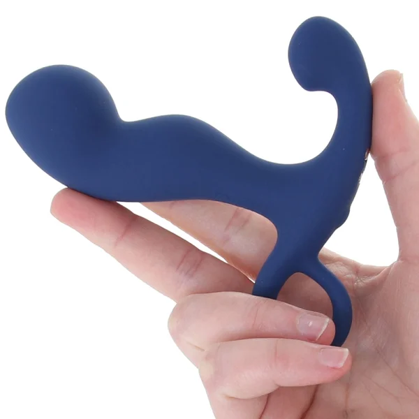 Viceroy Platinum Series Silicone Rechargeable Command Prostate Probe By CalExotics - Blue
