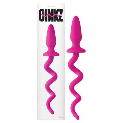 Oinkz Pink 9 6 cm 3 8 Butt Plug with 20 cm 8 Pig Tail
