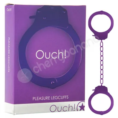 Ouch Purple Pleasure Legcuffs