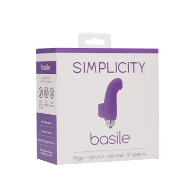 BASILE Finger vibrator Purple