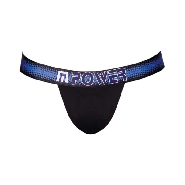 Male Power Pocket Pouch Jock With Pocket Cavity Black Sm — image 9 of 12