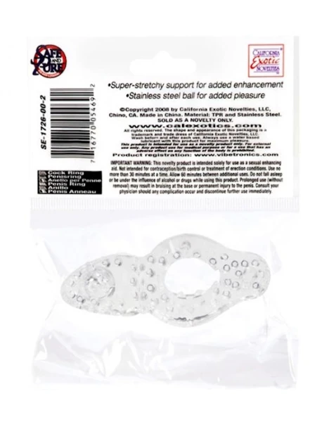 Basic Essentials Teaser Enhancer Ring - Clear - O/s