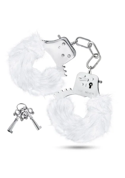 Temptasia - Plush Fur Cuffs - White