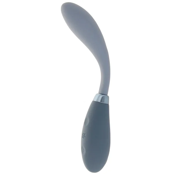 Satisfyer G-Spot Flex 3 Silicone Rechargeable Waterproof 12-Function G-Spot Vibrator - Grey