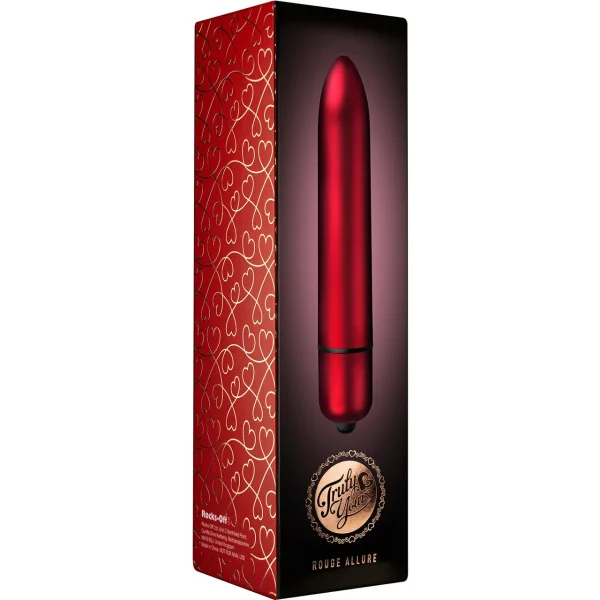 Truly Yours RO-160 MM ROUGE ALLURE Powerful 10 Function 6.75 Inch Vibrator by Rocks-Off